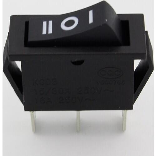 Momentary rocker switch 6 flat pins,double sides spring return to middle after released