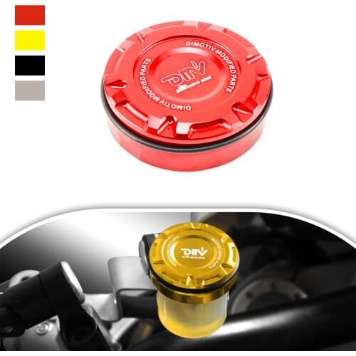Motorcycle Rear Brake Fluid Reservoir Cover for Ducati Monster 696/795/796/797/821/1100EVO/1200/1200S Scrambler 400/800/1100