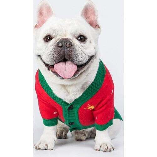 New Pet Dogs Designer Sweater Autumn Winter Warm Knitting Clothes Cat Soft Coat Clothing Chihuahua French Bulldog Cute Sweaters