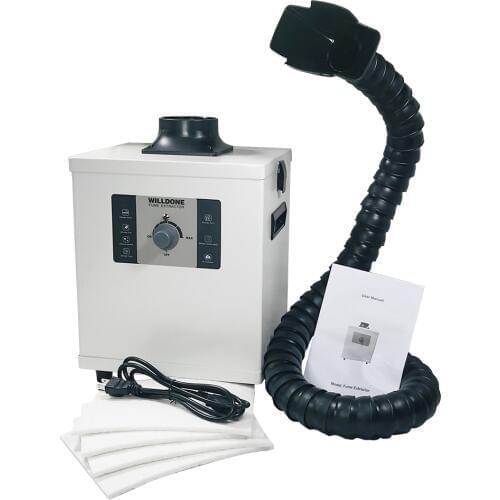 Cleanroom Single Arm Fume Extractor Smoke Purifying Filter,Soldering Welding Collector Air Filters C50