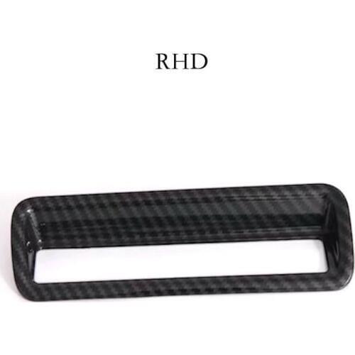 For Toyota RAV4 LHD&RHD 2019 2020 Headlights Control Switch Panel Button Cover Frame Trims Interior Carbon Fiber Car Accessories