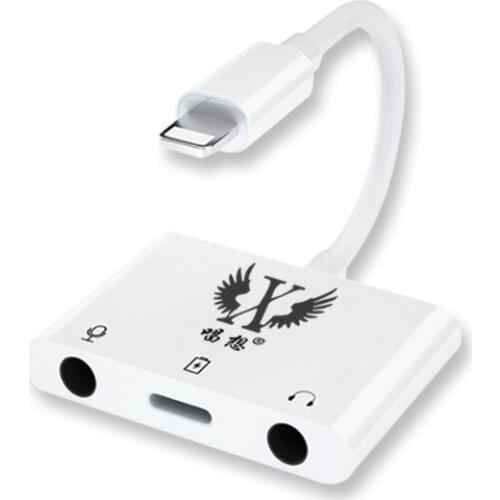 Applicable for Apple Live Broadcast No. 1 adapter three-in-one K song record song call converter can be charged while gaming