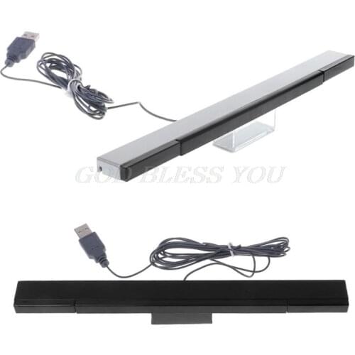 Wii Sensor Bar Wired Receivers IR Signal Ray USB Plug Replacement for Nitendo Remote Drop Shipping