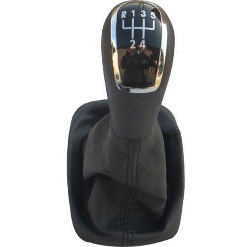5 Speed 6 Gear Car Styling Gear Shift Knob For Skoda Fabia MK II MK2 2000 2001 2002 2003 2004 2005 2006 2007 2008