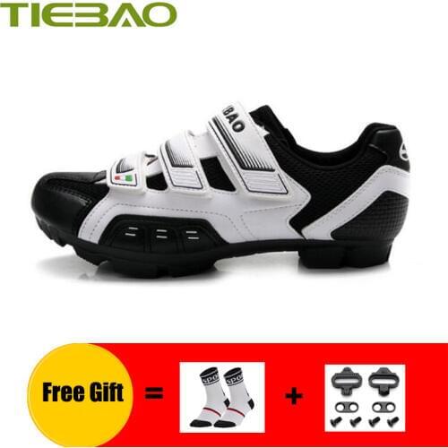 TIEBAO Mountain Bike Shoes Cycling Sneakers Men Sapatilha Ciclismo Mtb Cleats Self-locking Breathable Women Bicycle Riding Shoes