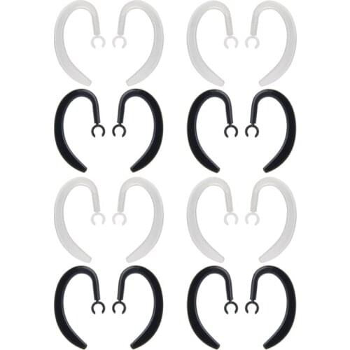 1 Pair Rubber Rotary Retractable Earhook Earloop For Bluetooth Earphone Headset