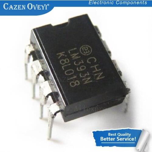 10pcs/lot LM393P LM393N LM393 DIP-8 In Stock