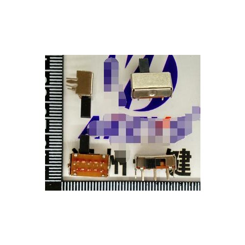 2pcs Panel PCB 6 Pin Horizontal 2 Position 2P2T DP2T Slide Switch Side Knob Height 5mm 0.5A 50V DC SK-22H06