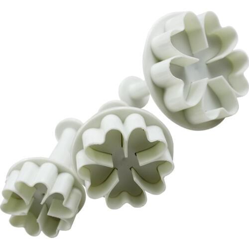 3pcs/set Love Cookie Cutters Cake Decorating Icing Plunger Tools Fondant DIY Sugarcraft Mold Decorating Cookie Cutter Cake Tools