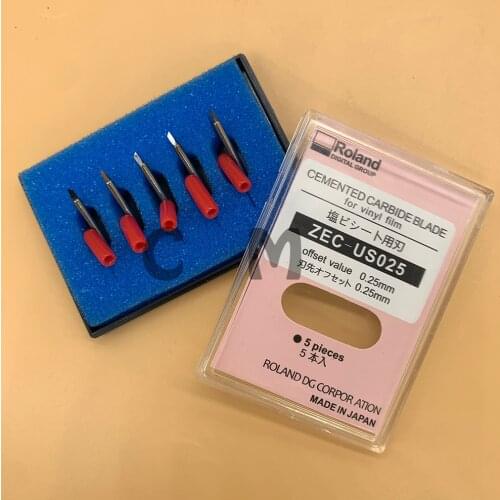 5PCS Original Imported Roland blade knife 45 degree ZEC-US025 For Roland SC-500 XR-640 FP-740 Cutting Plotter blades (0.25mm)