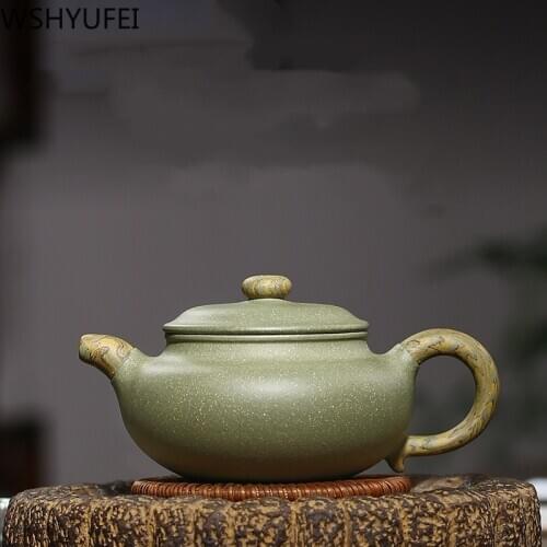 Authentic Yixing Tea pot filter Purple Clay Teapot Raw ore Bean Green mud beauty kettle Master handmade Teaware Customized 260ml