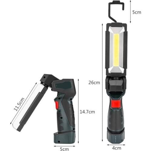 Emergency COB LED Work Light Inspection Lamp Magnetic Base 360 Degree Rotate