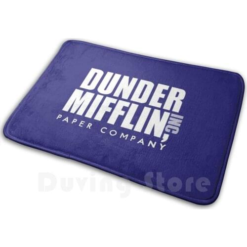 Dunder Mifflin Paper Company Mat Rug Carpet Anti-Slip Floor Mats Bedroom The Office Jim Halpert Dwight Schrute Dunder Mifflin