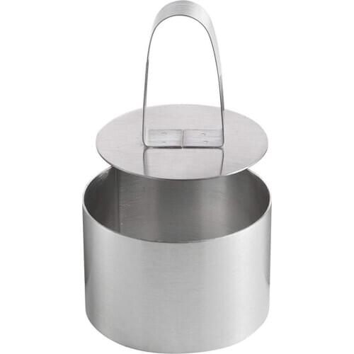 Baking Dish DIY Bakeware Tools Cupcake Cake Mold Salad Cake Die Stainless Cheese Decorating Dessert Mousse Steel Ring Tools C9B5