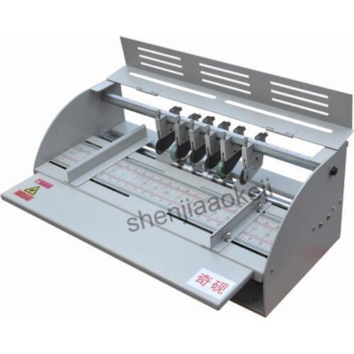 A3 size Electric paper creasing machine Creaser art paper business card greeting card color page cover album making creasing