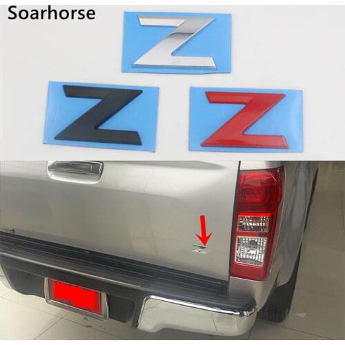 For ISUZU ALL NEW D-MAX 2020 Z Emblem Car Rear Trunk 3D Letter Nameplate Badge Car Logo Sticker Auto Decal OEM 8-97499021-0