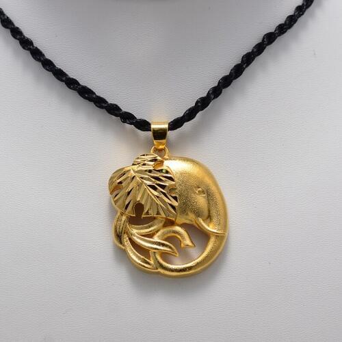 Gold Color Pendant necklace and Chain Necklaces for Women Girls,Gold Color Charm Animal Jewelry Gifts African French ornaments