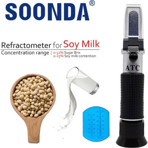 Refractometer For 0-25% Roy Milk Brix Contention Purity Value Sugar Content Measuring Instrument 0-32% Brix Meter For Roy Milk