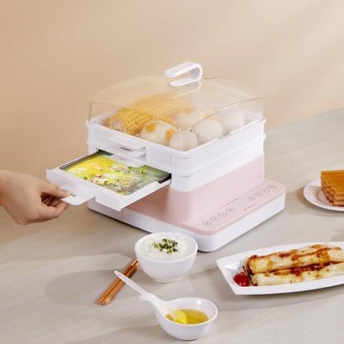 Rice Noodles Roll Steamer Household Food Steamer Steamed Vermicelli Roll Breakfast Noodles Machine Multifunctional