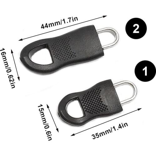10/30Pcs Universal Detachable Zipper Puller Tags for Clothes Bags Zips Replacement DIY HFing