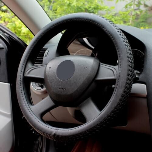 High Quality Leather Car Steering Wheels Covers,Steering Wheel Hubs,Car Styling,Steering-wheel For 38cm steering wheel All Sedan