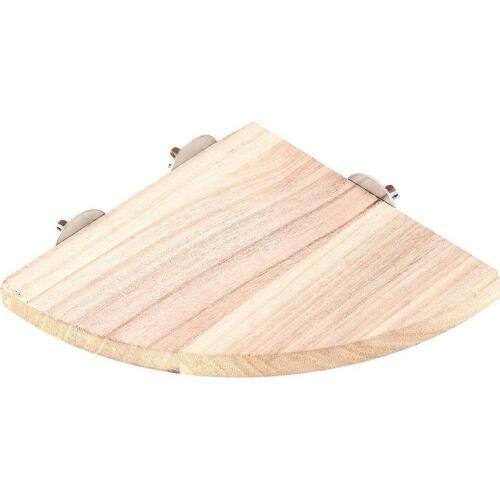 17cmx17cm Wooden Parrot Bird Cage Perches Round Coin Stand Platform Budgie Toys Bird Stand for Parakeets