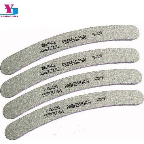 4pcs Nail Files 100/180 Block Buffer For Manicure UV Gel Polisher Nail Polish Files Manicure Pedicure Buffers Tips Nail Tools