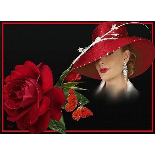 Full Square/Round Drill 5D DIY Diamond Painting Sexy Girls 3D Rhinestone Embroidery Cross Stitch Wedding roses Home Decor FG1881