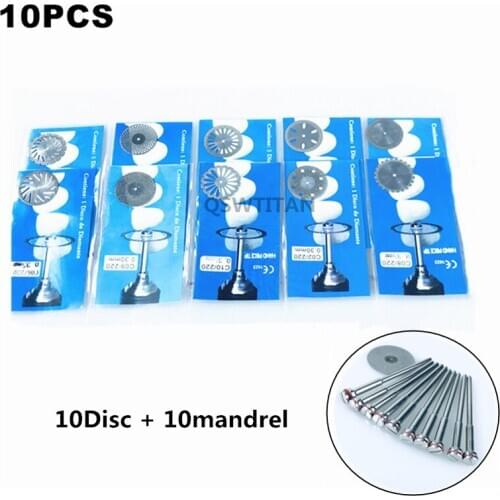 10pcs Dental Lab Diamond Disc for Dental Cutting Plaster Wheel jewelry buffing