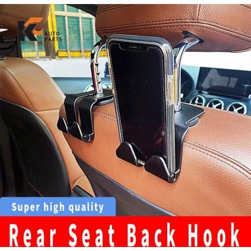 Car Seat Back Hook Universal Portable Car Accessories Interior Hanger Holder Storage for Car Bag Purse Cloth Decoration