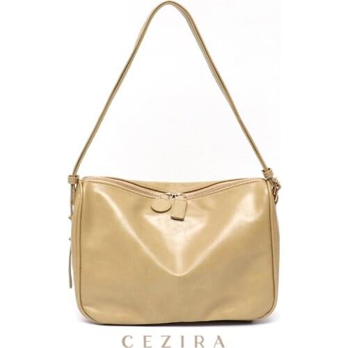 CEZIRA Brand Luxury Women PU Leather Handbags 2020 Fashion Zipper Shoulder Bag Ladies Casual Crossbody Messenger Bag Hobo Purse