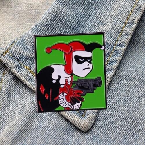 DZ787 Anime Metal Enamel Pins and Brooches for Women Fashion Lapel Pin Backpack Bags Badge Gifts