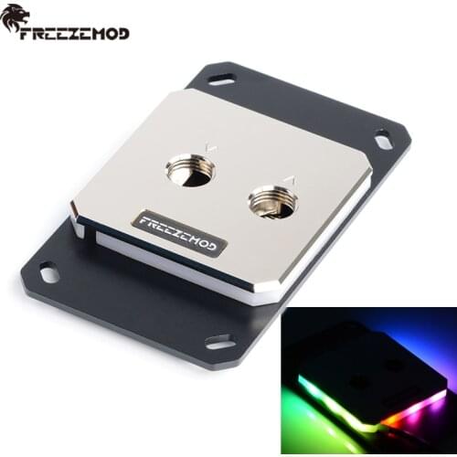 FREEZEMOD Computer CPU Water Cooler block full Metal 60*60 Cover Symphony RGB. AMD-JB3TR
