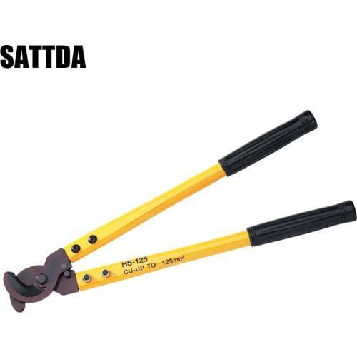 HS-125 Save effort long arm cable cutter 125mm Ratchet cable shears hand tools longer big size pliers