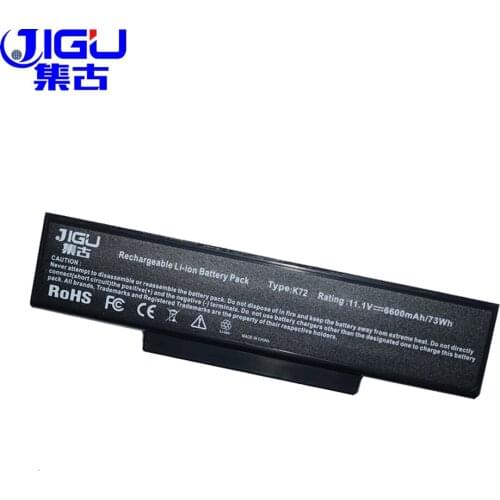 JIGU 9Cells Laptop Battery For Asus A72 K72 K73 N71 N73 X77 A32-K72 A32-N71
