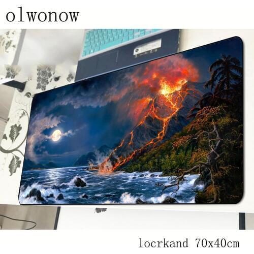 Volcanoes mousepad 700x400x3mm High quality gaming mouse pad gamer mat game computer padmouse keyboard HD print play mats