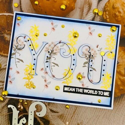 METAL CUTTING DIES Alinacraft cut 26PC MEGA 5CM HEIGHT ALPHABET Scrapbooking paper craft card album punch art cutter die cut