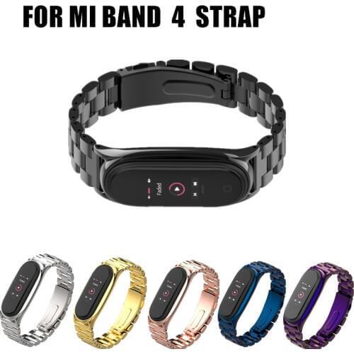 Mi band 4 Metal Strap Plus for Xiaomi Mi Band 4 Bracelet Screwless Xiaomi MiBand4 Bracelet Xiomi MiBand 4 Wrist Band Steel