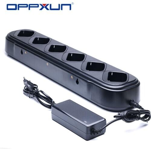 Multi-Functional Charger AC/DC Adapter 6-Way Rapid Charging For Baofeng UV-5R F8HP BF-F9 F8HP UV-5RB UV-5RE UV-5R UV-5RA Radios