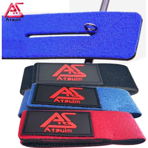 AS 3Pcs/lot Reusable Fishing Rod Tie Holder Strap Suspenders Fastener Hook Ties Belt Fishing Tackle Sea Rod Accessories