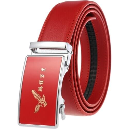 New Hot Selling Men Belt Fashion Alloy Automatic Buckle Belt Business Affairs Casual Decoration Belt Mens BeltsLY136-222765-1