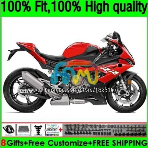 New Red cool 100%Fit Injection For NEW S1000 RR S1000RR 19 20 21 153BS.1 S1000-RR S 1000 RR S 1000RR 2019 2020 2021 OEM Fairing