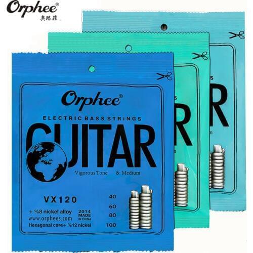 Orphee VX120/130/140 Electric Bass Strings Nickel Alloy Vigorous Tone guitar Strings