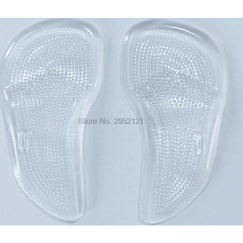 By DHL 200pair New Women Man Gel Silicone Arch Support Orthopedic Orthotic Flat Foot Insole tool