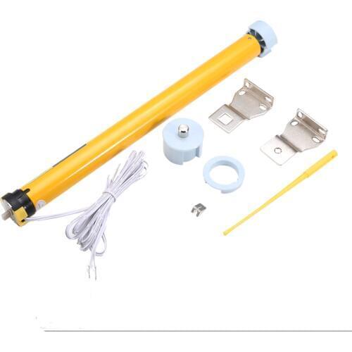 DIY Electric Curtains Roller DC 12V 30RPM Electric Roller Blinds Tubular Motor for Roller Blinds With Hoder Kit