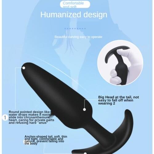 Couples Adult Games for Male Female Sex Toys Tools Safer S/M/L Size for Gay and Lesbian Chastity Silicone Plugs Silicone Plugs