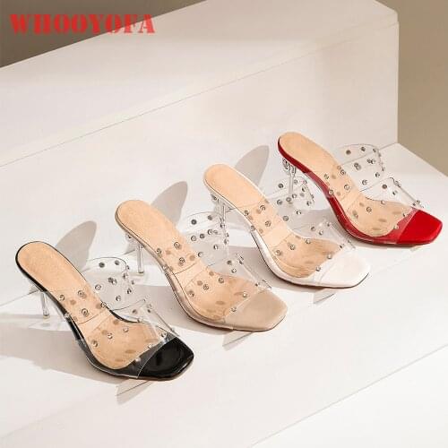 Brand New Comfortable Black White Women Casual Sandals Round High Heel Lady Shoes WX314 Plus Big Small size 12 30 43 48