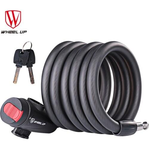 1.8m 1.2m Bicycle Cable Lock MTB Road Bike Accessories cadeado bicicleta Key Cycle Locks Steel bicicle Fold Anti-theft Bike Lock
