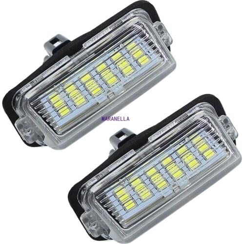 2Pcs CanBus No Error Led car License Plate Lights For Toyota Corolla 5D/ Camry /Yaris /Prius /Vitz / Avensis Verso Number lamp