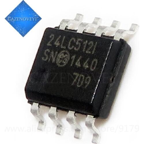5pcs/lot PIC24LC512-I/SN 24LC512-I/SN 24LC512 SOP-8 In Stock